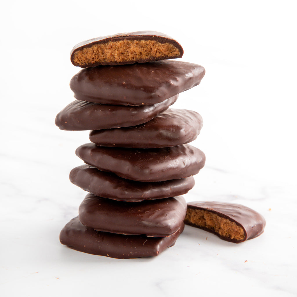 Dark Chocolate Caramelized Graham Crackers