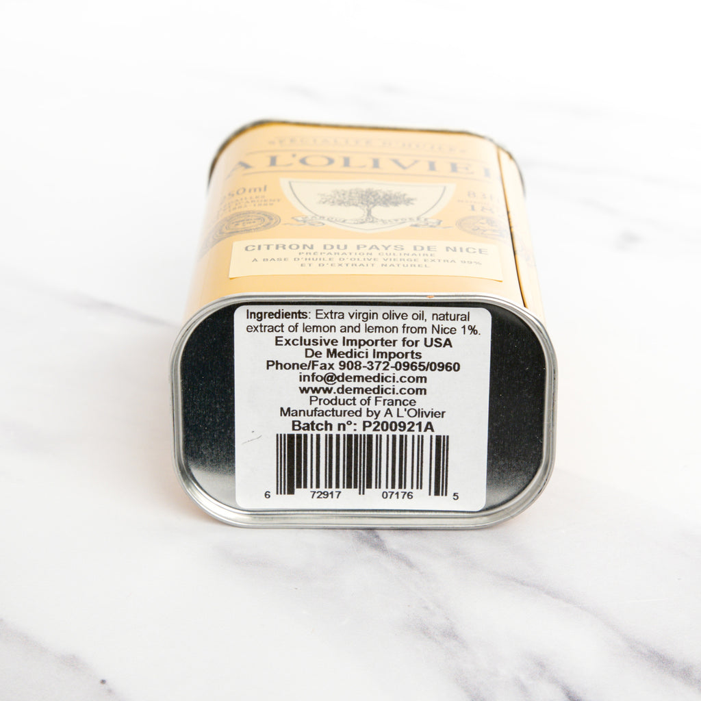 EVOO Infused with Lemon