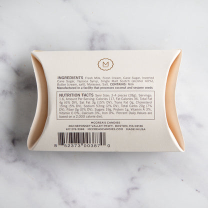 Single Malt Scotch Caramels Pillow Box