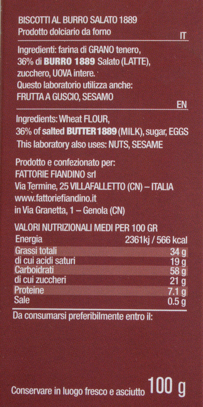 Biscotti al Burro Salato