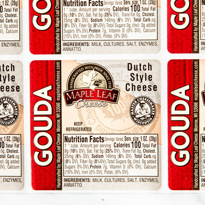 Maple Leaf Red Wax Gouda Cheese