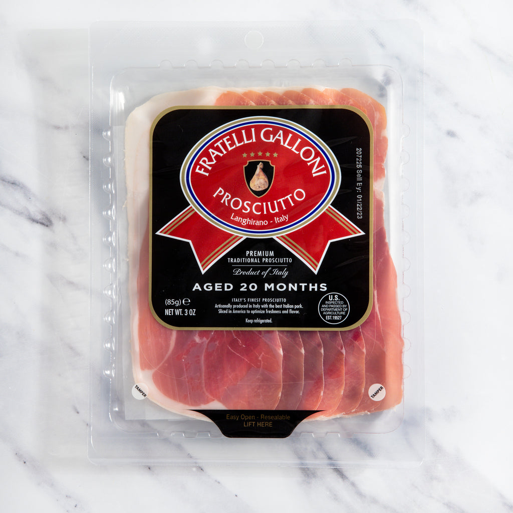 Pre-Sliced Italian Prosciutto