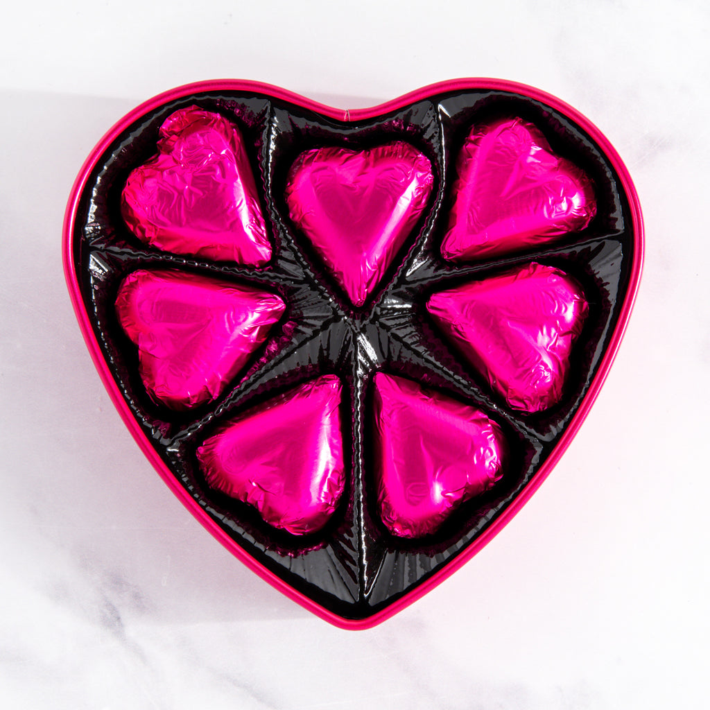 Milk Chocolate Praline Heart Gift Tin