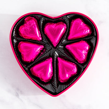 Milk Chocolate Praline Heart Gift Tin