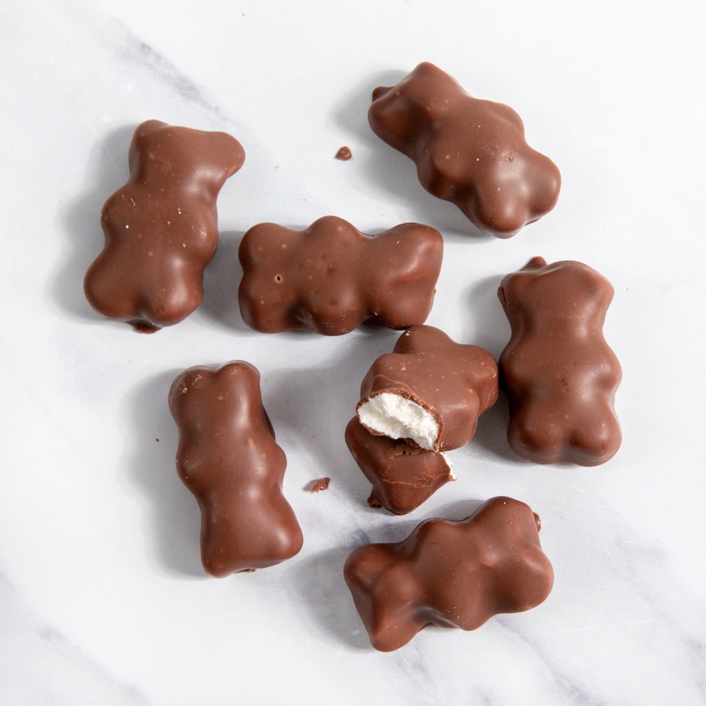 Milk Chocolate Marshmallow Bears in Bear Gift Tin