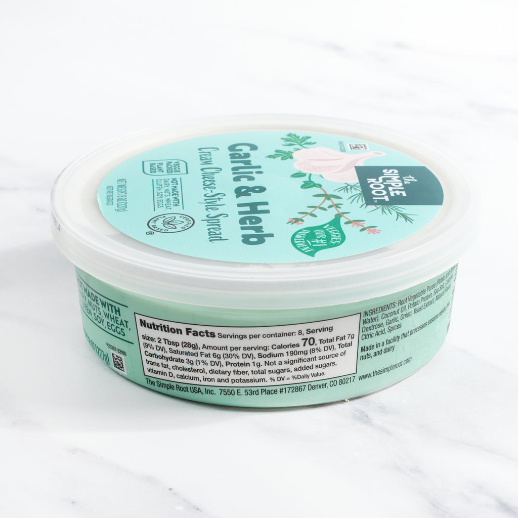 Garlic and Herb Cream Cheese Style Spread