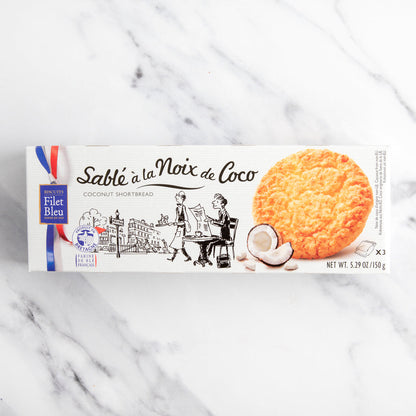 Sable a la Noix de Coco - French Coconut Shortbread Cookies