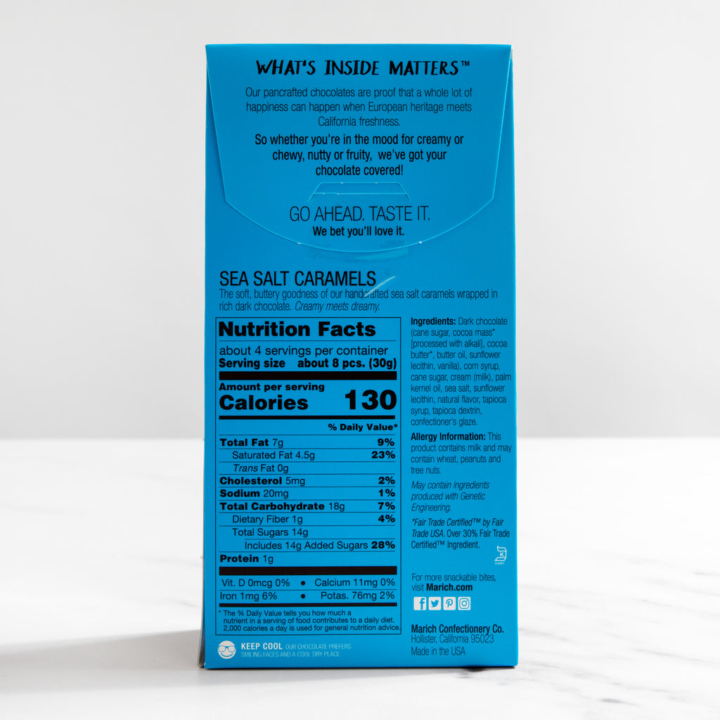 Dark Chocolate Sea Salt Caramels