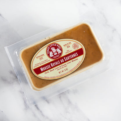 Pork, Duck Liver and Goose Liver Mousse