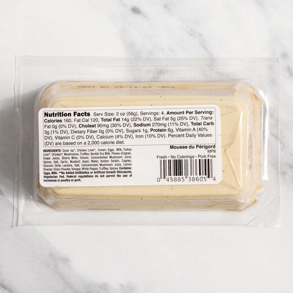 Mousse du Perigord Pork - Free Pate