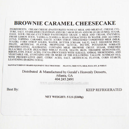 Brownie Caramel Delight Cheesecake
