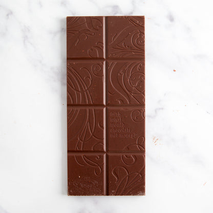 Barcelona Dark Chocolate Bar with Gray Seas Salt & Smoked Almonds