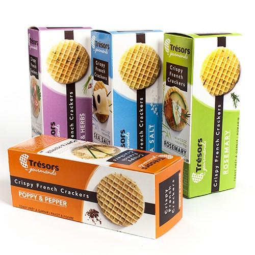 Crispy French Waffle Crackers