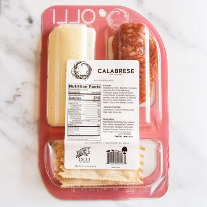 Calabrese Salami, Asiago & Cracker Snack Pack