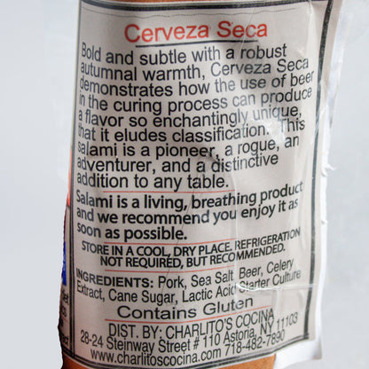 Cerveza Seca Salami