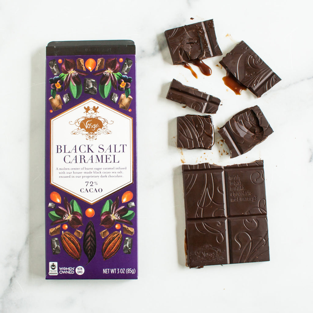 Salted Caramel Filled Dark Chocolate Bar