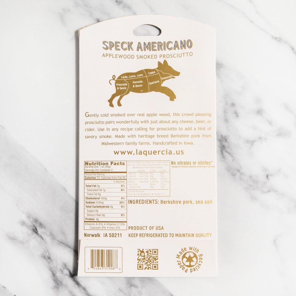 Speck Americano - Sliced