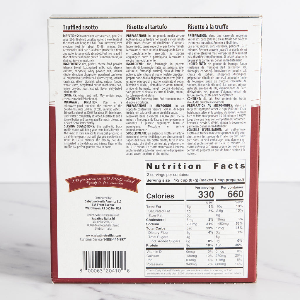 Truffle Risotto Packet Truffle Risotto Mix – wuzafood
