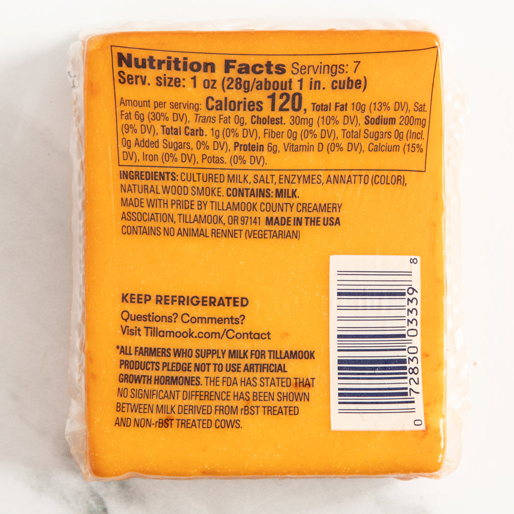 Tillamook Smoked Medium Cheddar Cheese