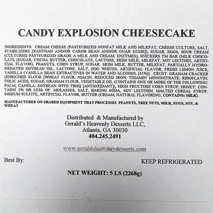 Candy Explosion Cheesecake