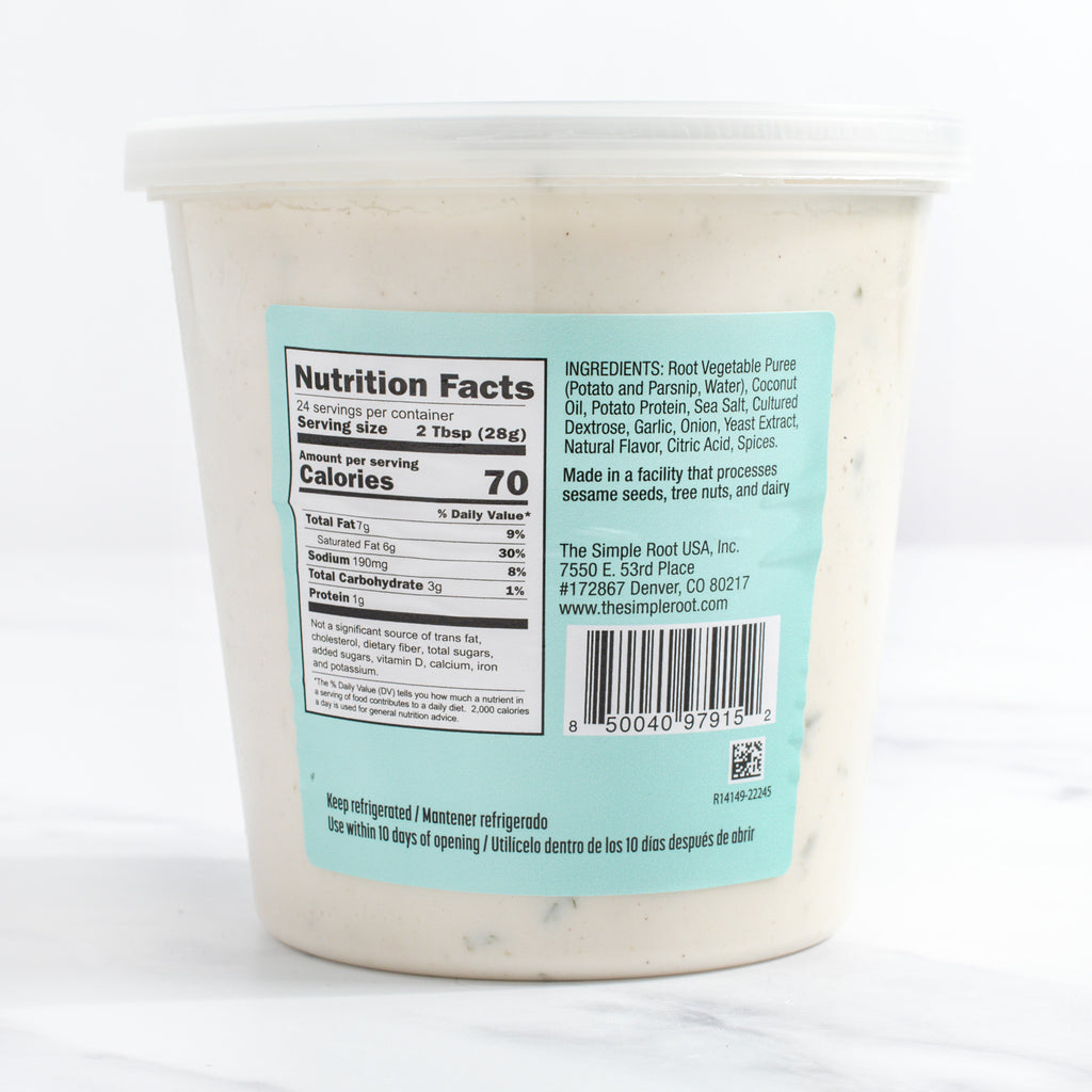 Garlic and Herb Cream Cheese Style Spread