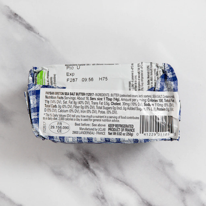 French Butter with Sea Salt Crystals