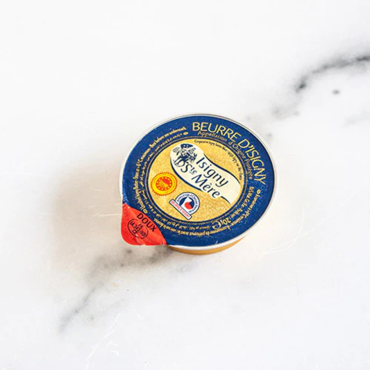Isigny Unsalted Butter Cup - CASE OF 120