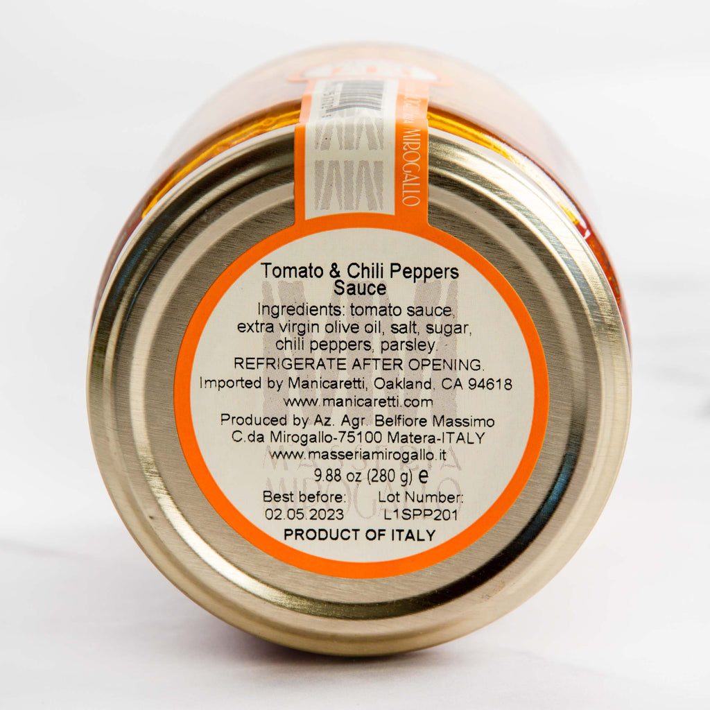 Tomato Sauce with Chili Peppers