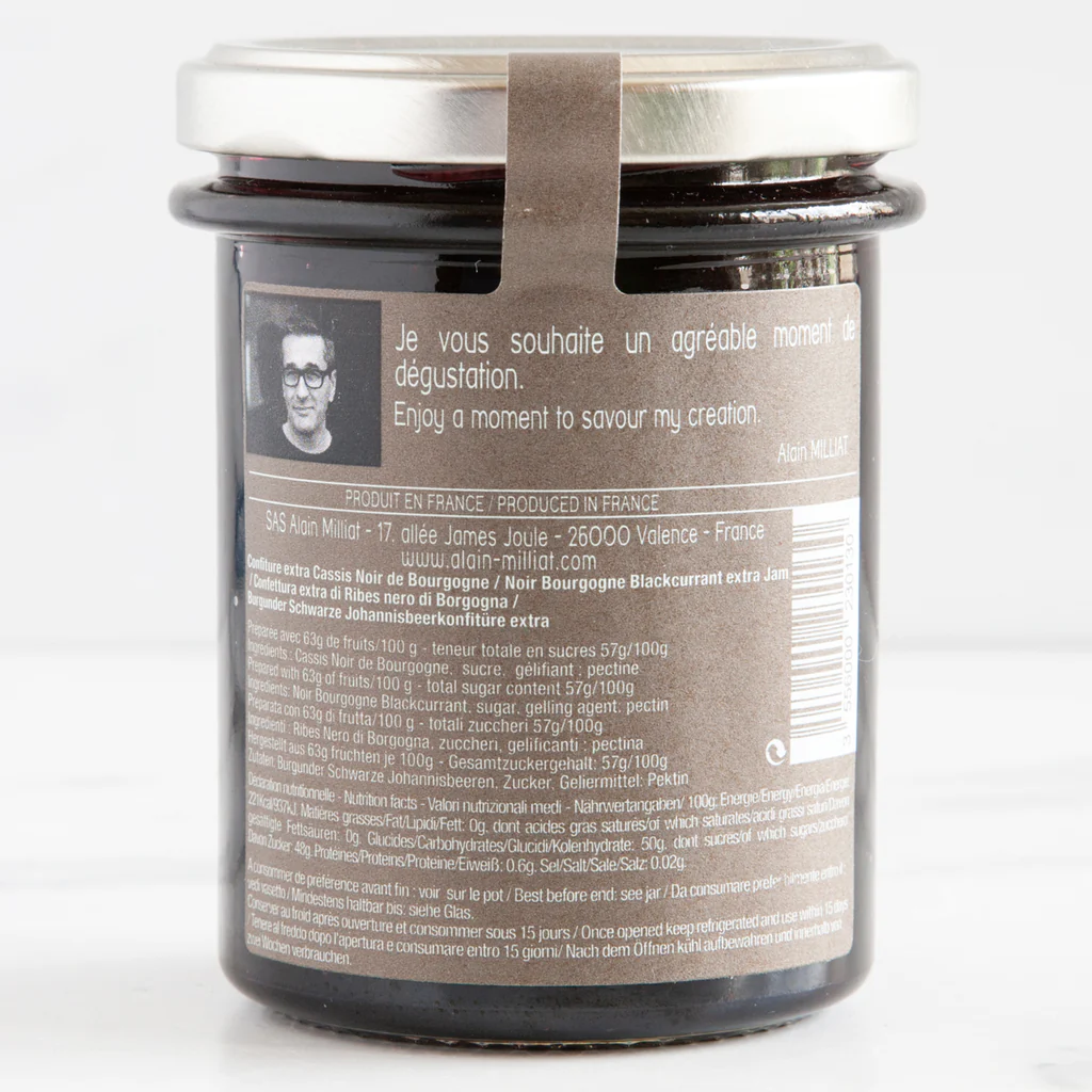 Noir Bourgogne Blackcurrant Jam
