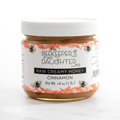 Raw Creamed Honey 1 Lb Jar