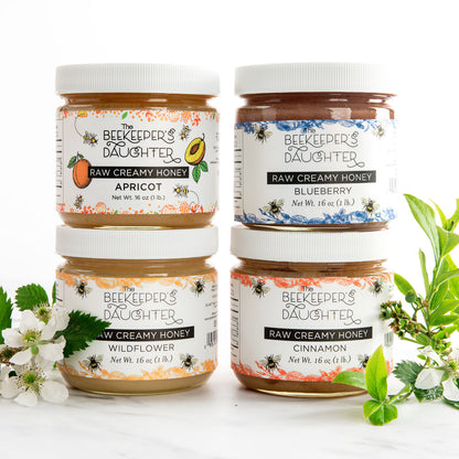 Raw Creamed Honey 1 Lb Jar